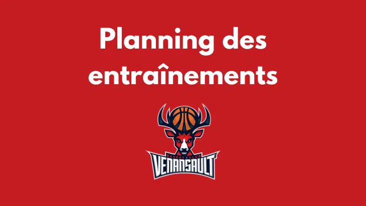 Planning des entrainements